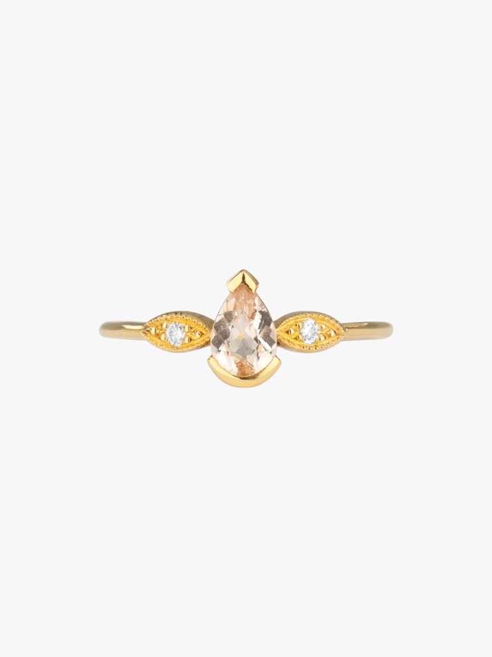 Mademoiselle morganite ring