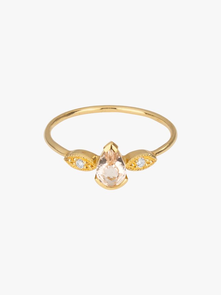 Mademoiselle morganite ring