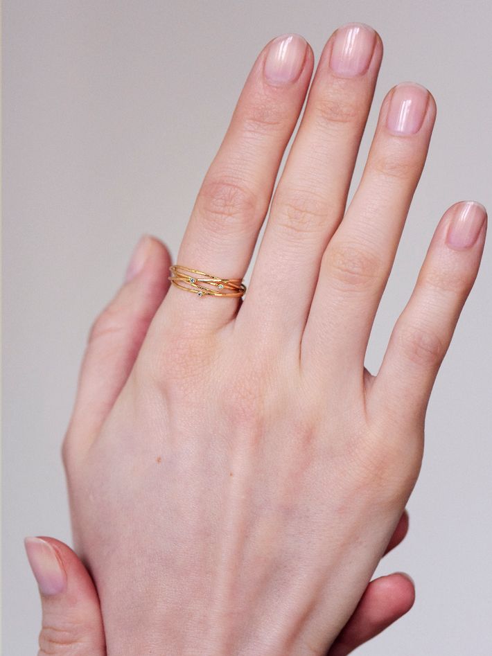Olympe diamonds ring