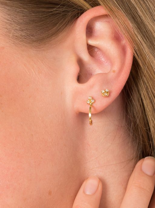 Olympe diamond stud earrings photo