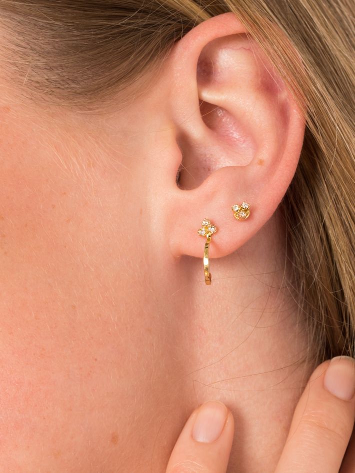 Olympe diamond stud earrings