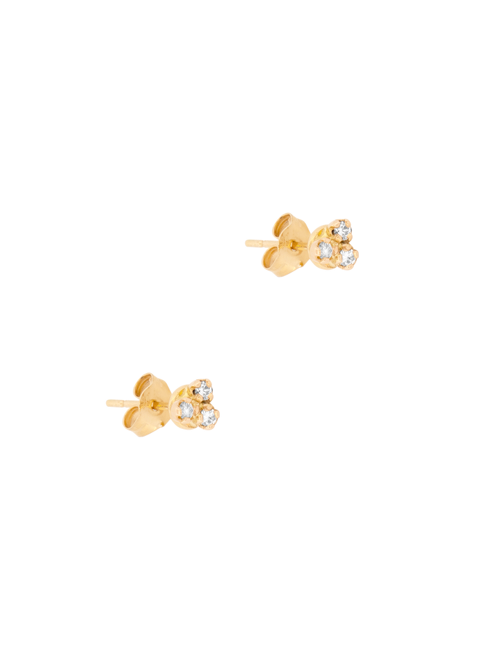 Olympe diamond stud earrings