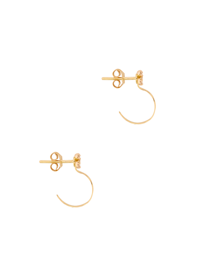 Olympe diamond hoop earrings
