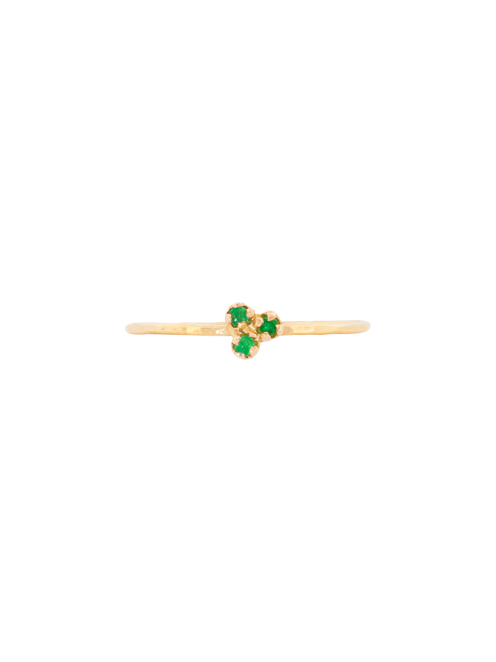 Olympe emerald ring