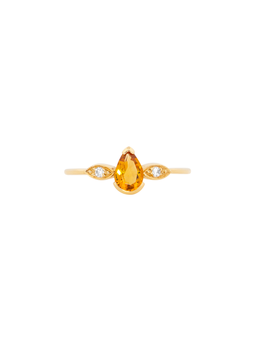 Mademoiselle citrine ring photo