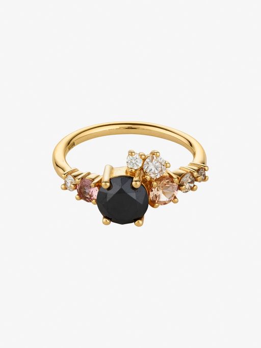 Black diamond luna ring photo