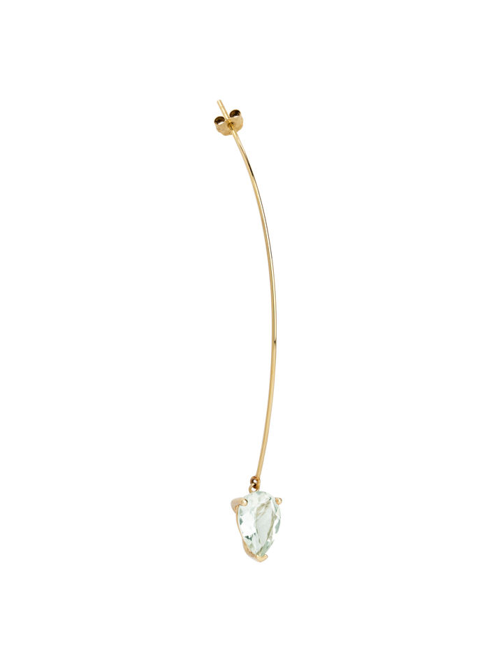 Bloom arch amethyst earring