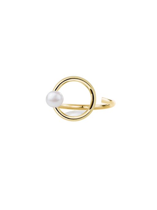 Curl pearl ring photo