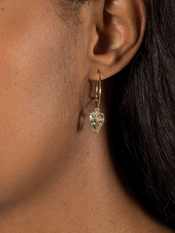 Bloom amethyst earring