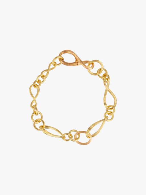 Thin love chain bracelet photo
