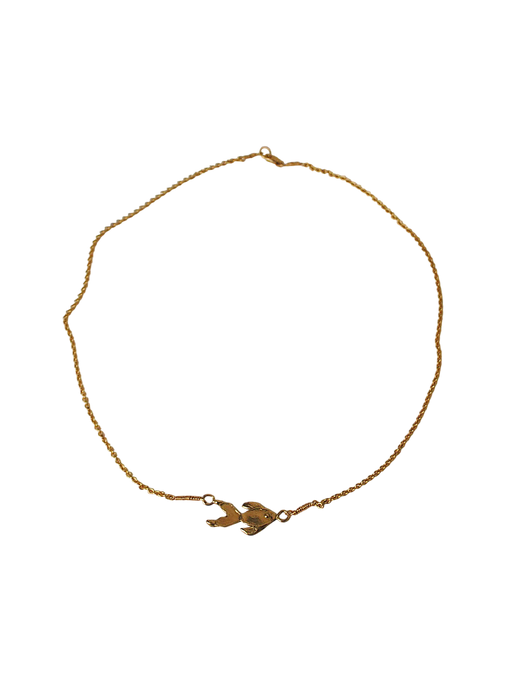 Goldfish necklace 18 CT photo