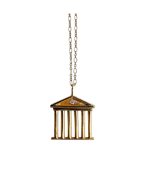 Acropolis Necklace 18 CT gold and diamond photo