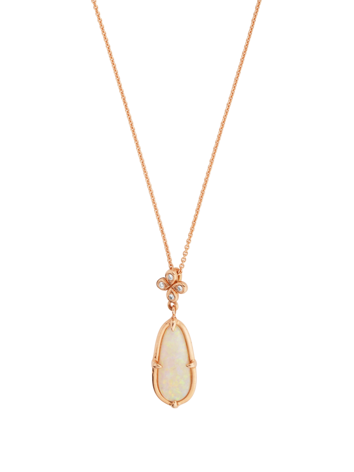 One of a kind opal pendant necklace