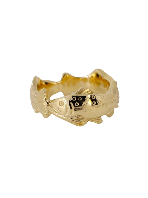 Eternal Trout Ring In Gold photo