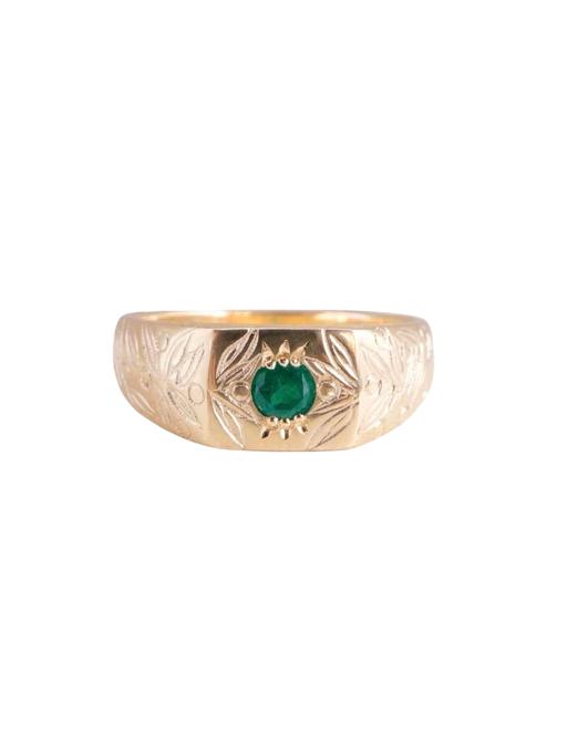 Emerald Leaf Signet photo