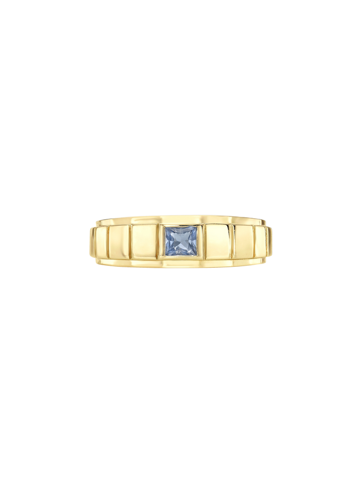 Rimon ring with blue sapphire