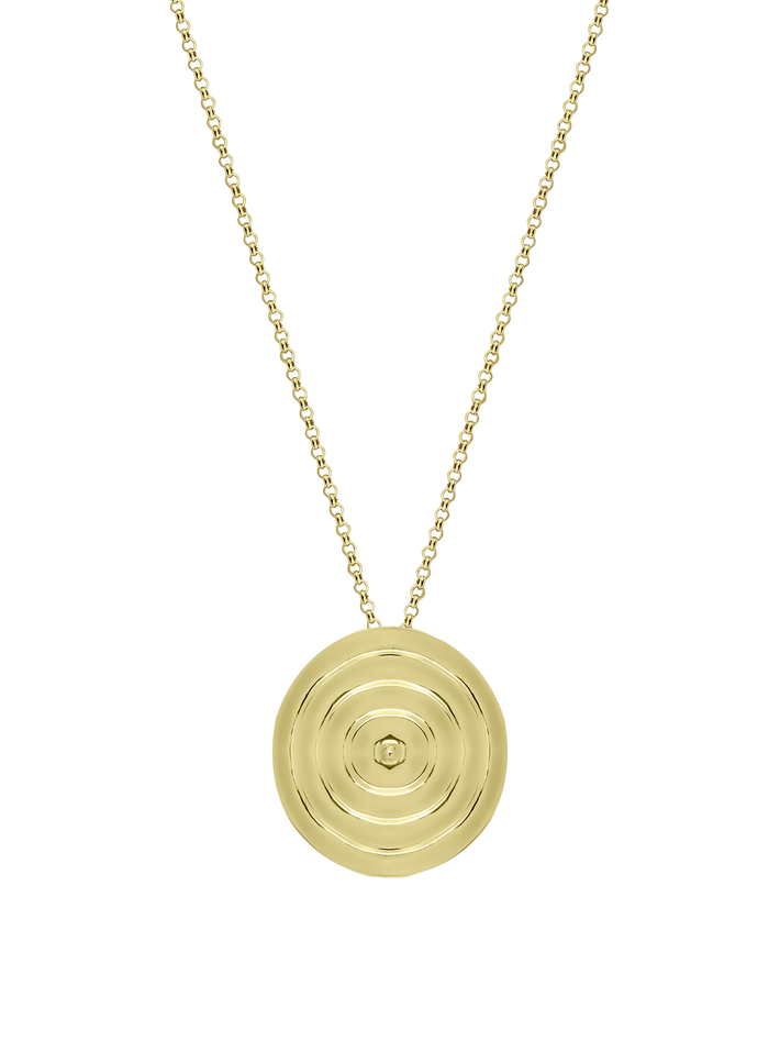 Ripples large pendant necklace
