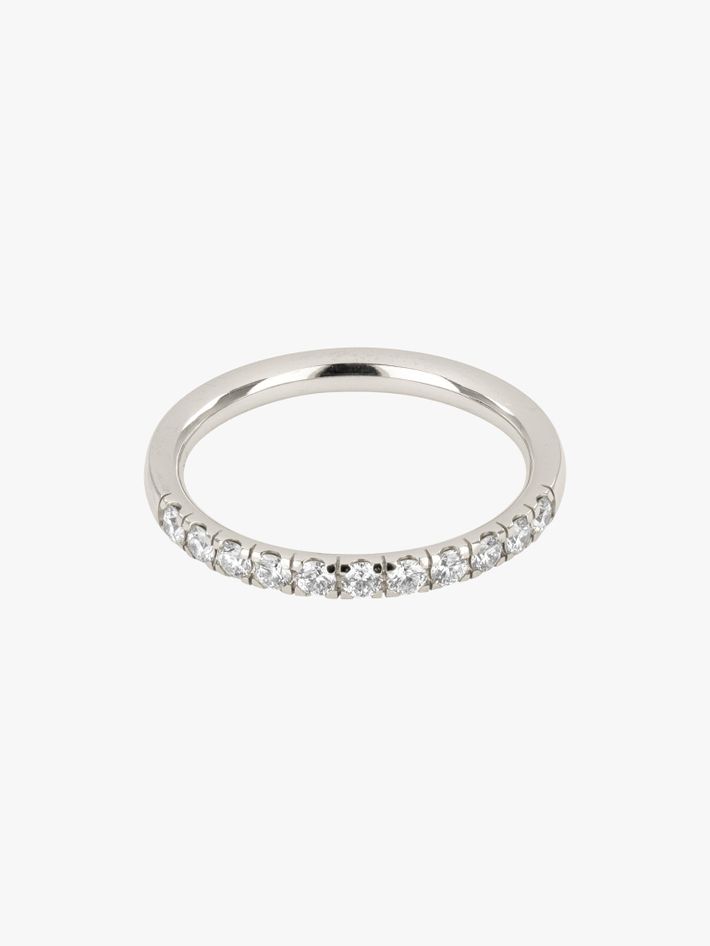 Alliance rounded diamond eternity ring