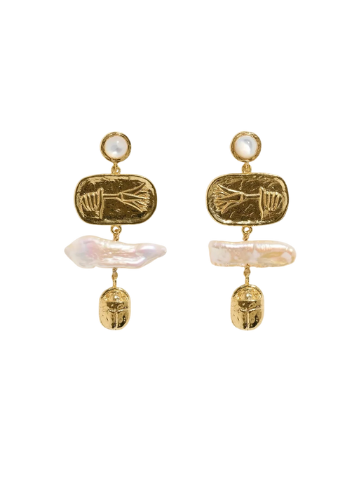 Lotus Drop Earrings photo