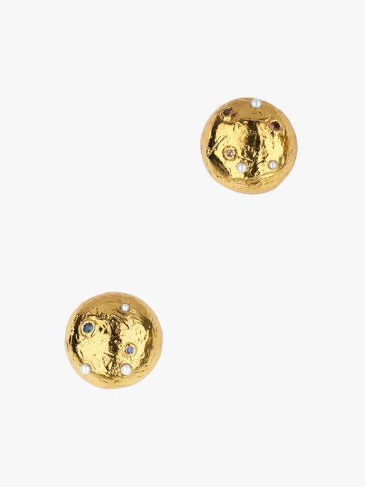 Gold jahn earrings photo