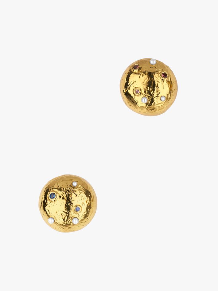 Gold jahn earrings