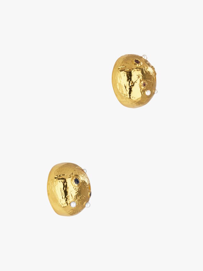 Gold jahn earrings