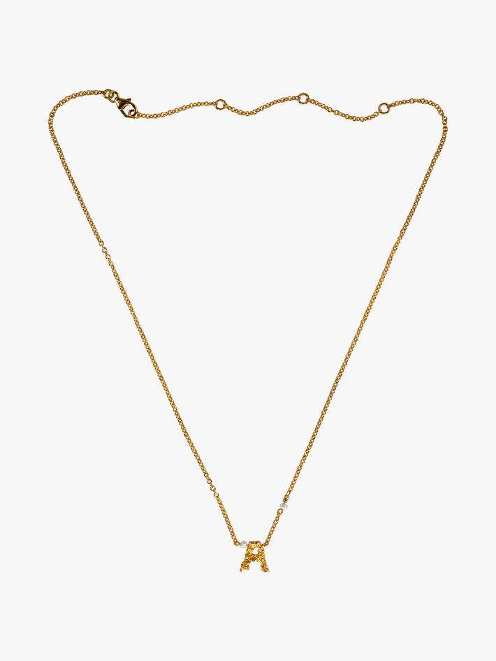 Dhin initial necklace