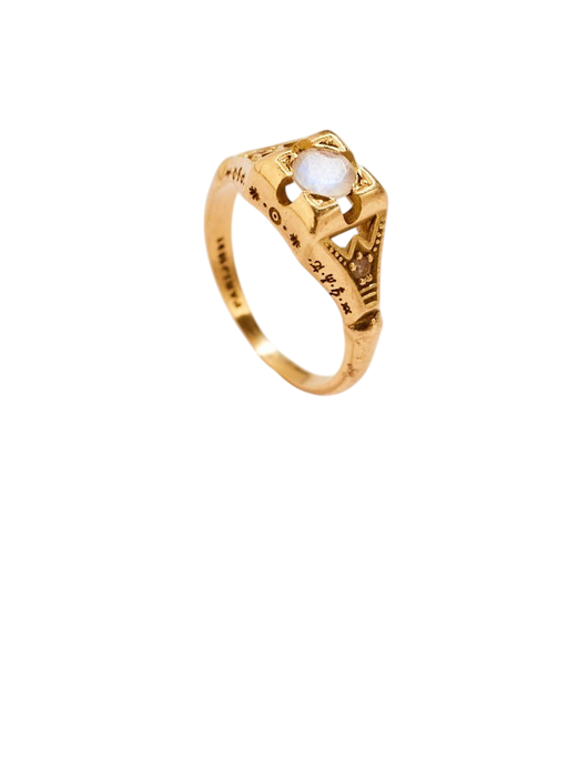 Pandora chevalier in rainbow moonstone photo