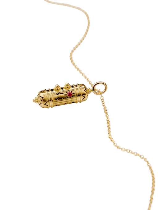 Dead amulet in color photo