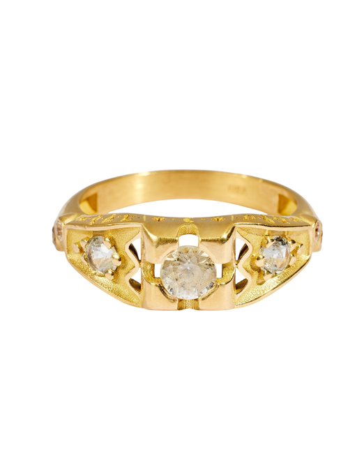 Magico ring in white sapphires photo