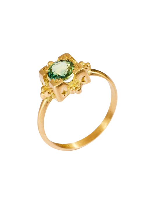 Estella ring in green sapphire photo