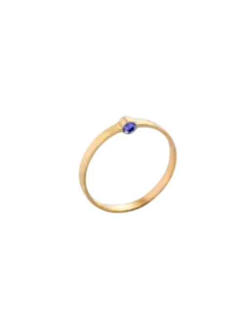 Cassini ring in blue or green sapphire photo