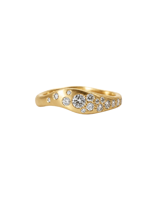 Dipped In Diamonds Wave Ring, Small photo