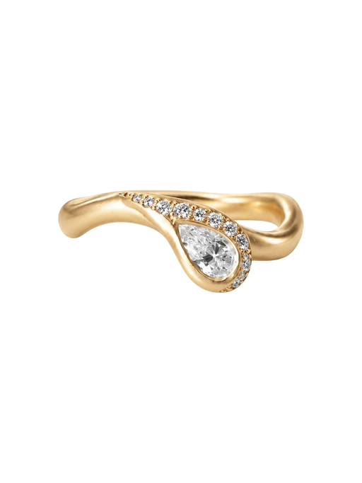 Tear Drop Solitaire Lux Diamond Ring photo