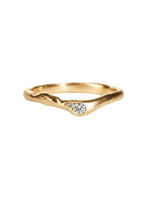 Leave To Dry (Bigger) Diamond Drop Ring no. 2 photo
