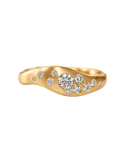 Dipped In Diamonds Wave Ring, Medium photo