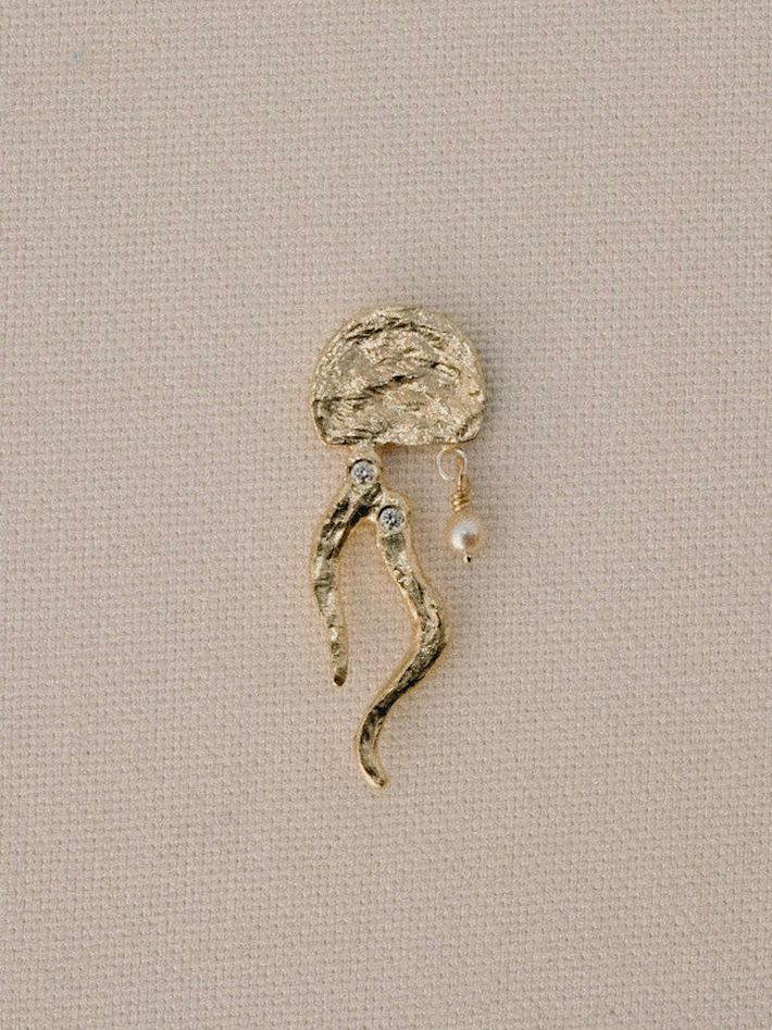 Grande jellyfish earring