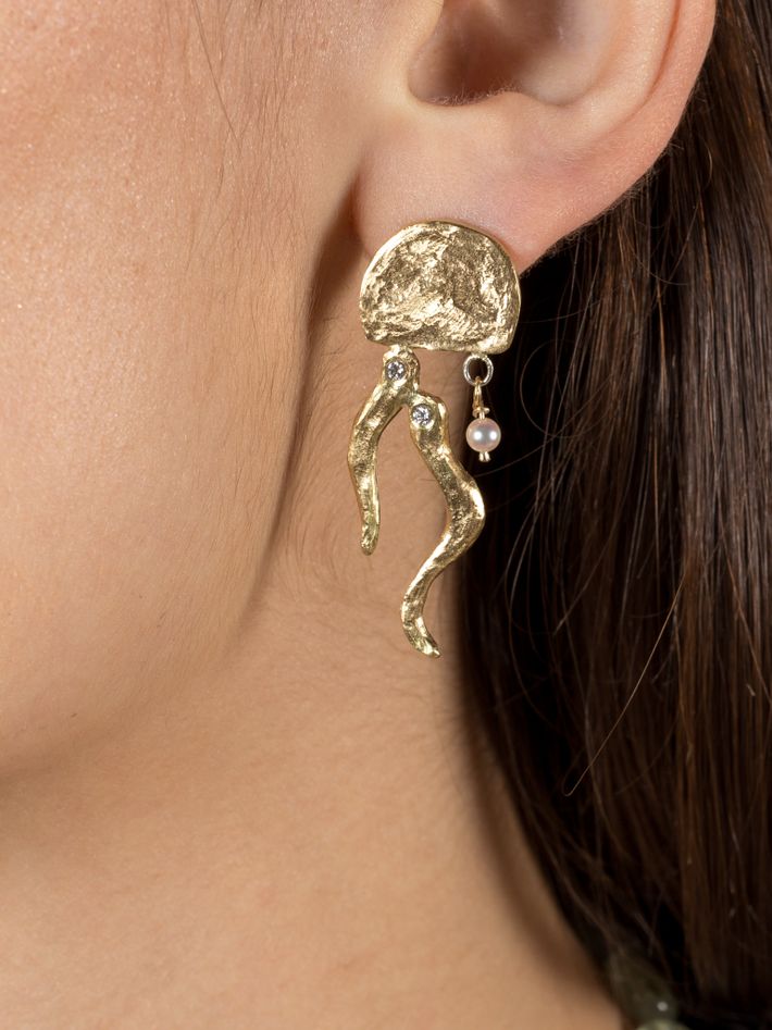 Grande jellyfish earring