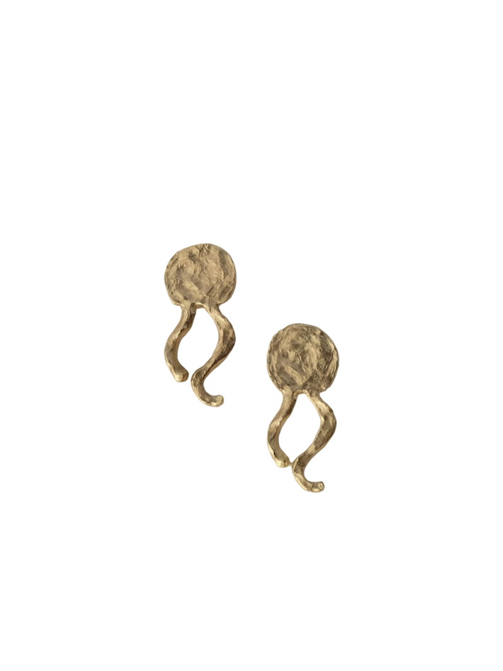 Tiny jellyfish earrings