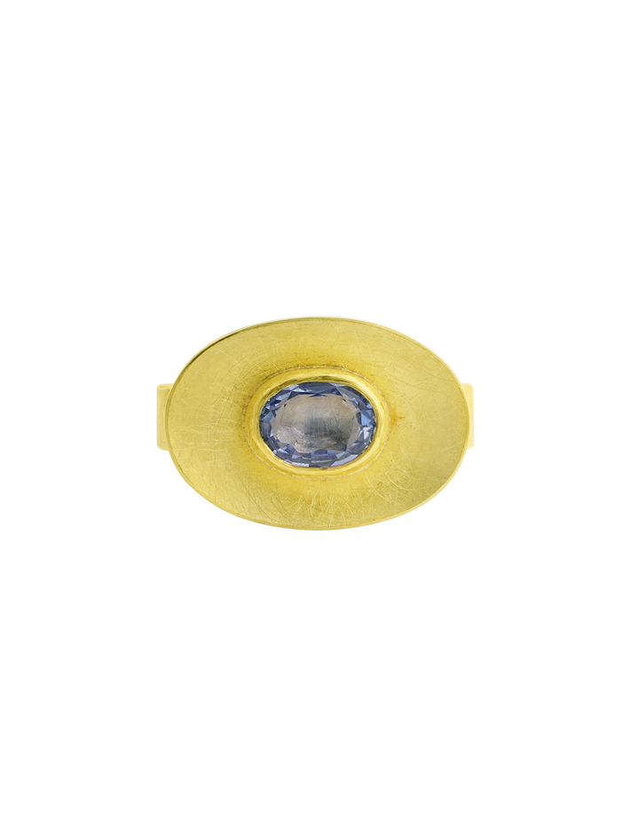 Sapphire bowl ring