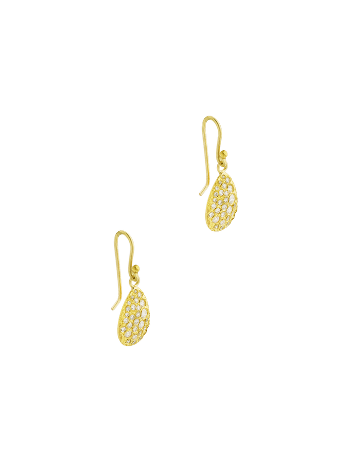 Diamond sprinkle drop earrings