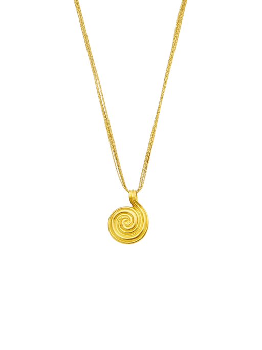 22kt Gold Midas Spiral on Cord photo