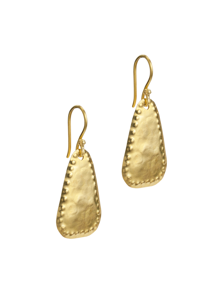 Golden garden flat sheet earrings