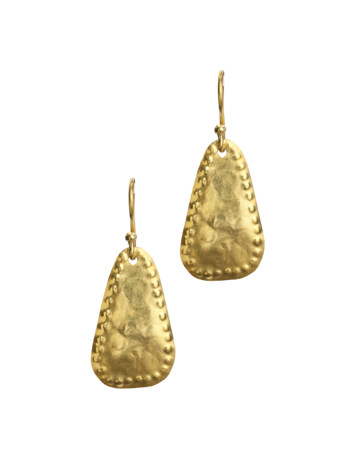 Golden garden flat sheet earrings photo