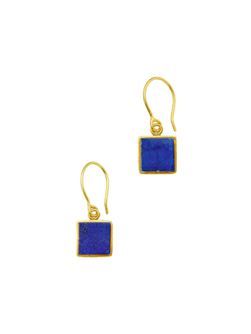 18kt gold vermeil pstm afghanistan zindagi zuhra lapis earrings photo