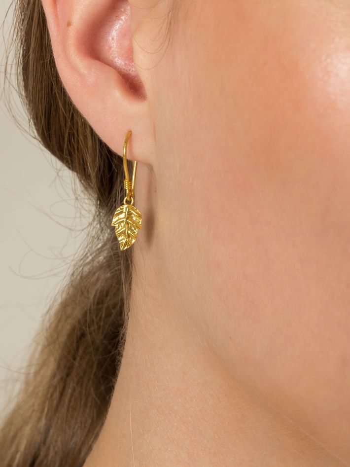 Peepal on sale leaf earrings