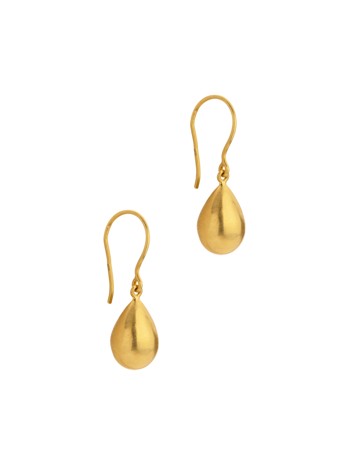 18K Gaia Plain gold earrings