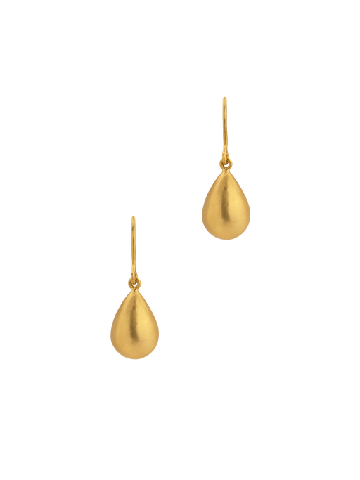 18K Gaia Plain gold earrings photo