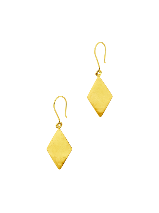 18kt gold vermeil pstm afghanistan bamyan single drop earrings photo