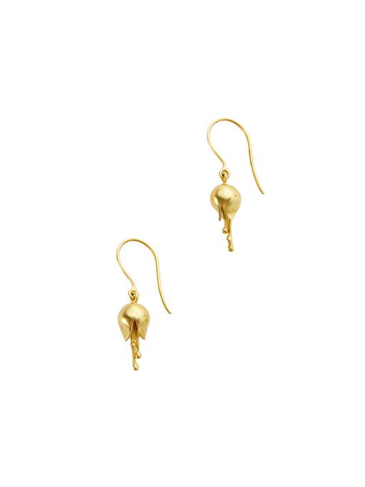 18kt gold bluebell earrings photo